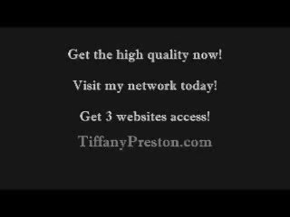 Tiffany Preston first swallow at TiffanyPreston.com Video