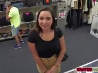 Brunette Bitch With Gets Fucked Hardcore In The Shop