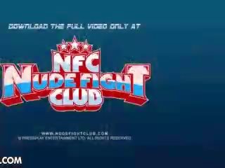 Nudefightclub ของขวัญ ลูกพีช vs เด็บบี้ ขาว