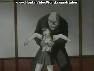 Hentai murid wedok is dilatih in the hallway