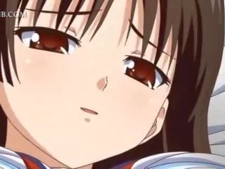 Anime teen school cutie having a total sex experience