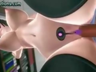 Animated Whore Gets Ass Fingered