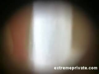 Spying on my mom masturbating in bath Video