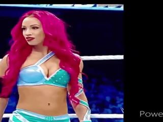 WWE Sasha Banks Jerk Off/fap Challenge!