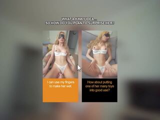 POV - Blonde Nympho GF Carla Cute wants your dick