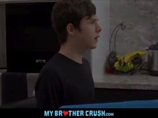 Twink Step Brother With A Nice Big Thick Cock Dakota Lovell Fucked By Cub Step Brother Scott Demarco In Family Kitchen