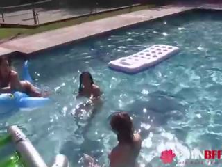 Brianna Brown, Keisha Grey, Natalie Monroe In Going Away Pool Party