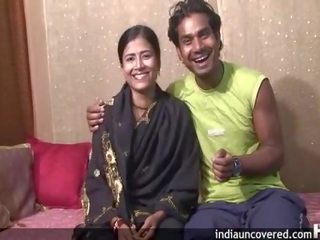 First sex on camera for cute indian and her hubby