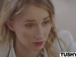 Tushy.com υποτακτικός/ή γραμματέας τιμωρημένος/η και sodomised <span class=duration>- 12 min</span>