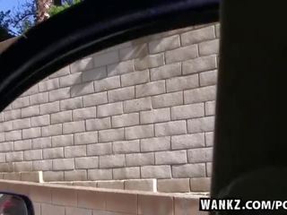 WANKZ- Stocking Clad Street Slut Sheena Takes A Hard Choke Fucking