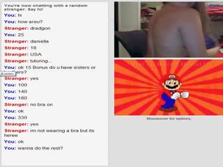 Teen Play Omegle Game And Show Tits And Butt