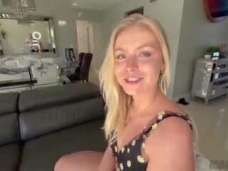 Petite Blonde Bubble Butt White Girl Krissy Knight Gets Full Nelson from J Mac