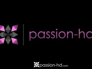 Passion-HD - All aboard the dick riding train for busty blonde Brooke Wylde