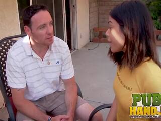 PUBLIC HANDJOBS - Petite Harmony Wonder Is Nothing But Trouble