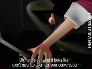 Sexy anime flittchen gibt oral sex