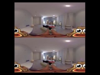 VR Porn Hot Lesbian Orgy in 360