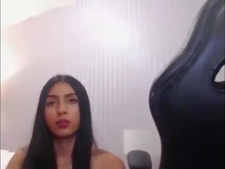 Sexy Long Haired Latina Striptease Long Hair Hair: Porn 36