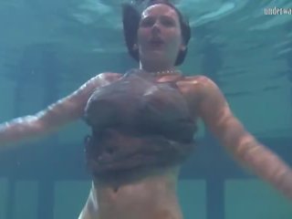 Super Perfect Body and Big Boobs Teen Katka Underwater