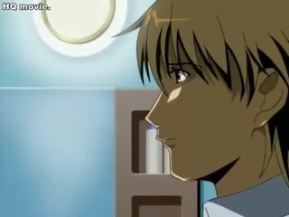 Bundet jente pees under den tid det hardt faen i anime