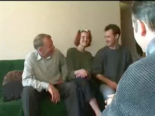 Fucked by her old daddy and his kirli friends video