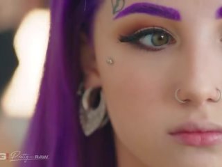 Hot Inked Purple Hair Teen Wants Rough Sex Porn Videos
