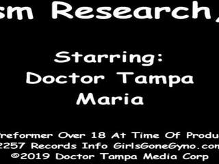 Maria Signs Up For Orgasm Research At Doctor Tampa's Clinic