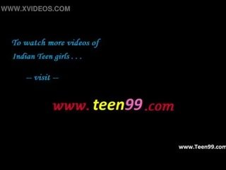 Beautiful indian desi girl having romance in home - teen99.com