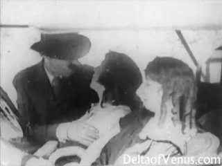 小便: アンティーク ポルノの 1910s - a フリー 乗り