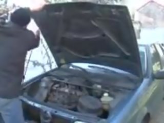 Cougar Cheats on Husband with Car Mechanic: Free Porn 87