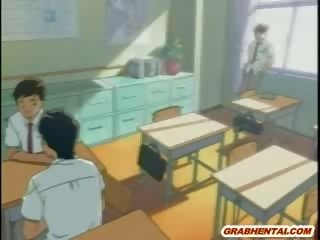 Träldomen mangaen studenten blir stowed röret till henne rumpa