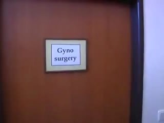 Emma visits her doctor for Gyno Examination