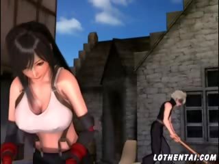 3D Girl Pissing And Having Sex