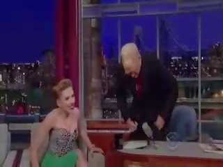 Скарлетт johansson letterman