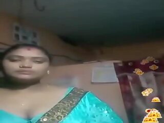 Tamil india gunging éndah wadon blue silky blouse live, porno 02