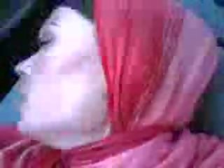 अरब लाल turban हिजाब कार बकवास वीडियो