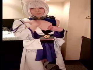 Cosplay masturbácie (kaga) mikazuki 010