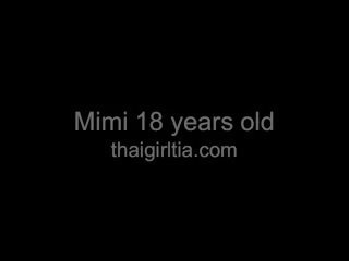Small titty Thai Mimi 18 shy blow job