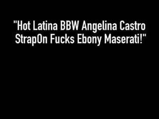 Caliente latina grande y bella angelina castro strapon folla negrita.