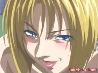 Rubia hentai transgénero obra anal sexo