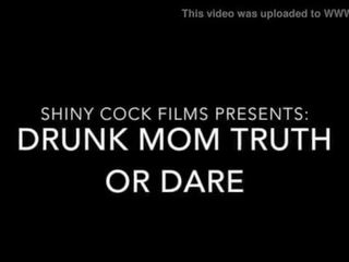 Drunk Mom's Truth or Dare Part 1 Starring Jane Cane and Wade Cane from Shiny Cock Films