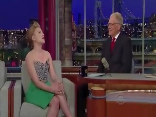 سكارليت يوهانسون letterman