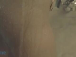 Bebo Takes a Bath with Banana, Free Indian Porn Video 6b