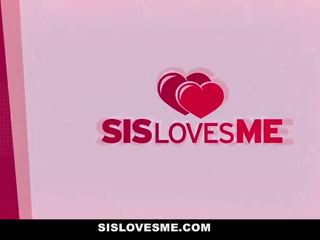 Sislovesme - 热 step-sister 得到 卡 ＆安培; 性交