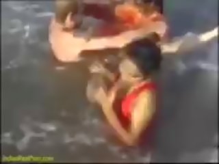 Indický pláž zábava s šťastný konec, volný porno 88