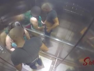 Sorayyaa e leo ogro foram pegos fudendo no elevador