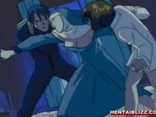 Madre hentai makakakuha ng licked kanya puke sa pamamagitan ng halimaw