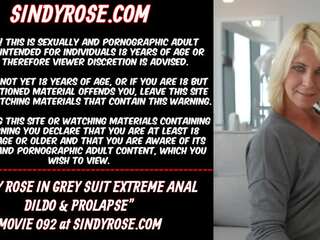 Sindy roos sisse hall ülikond ekstreemne anaal dildo & prolaps