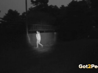 Night Vision Piss for Desperate Babe, HD Porn aa