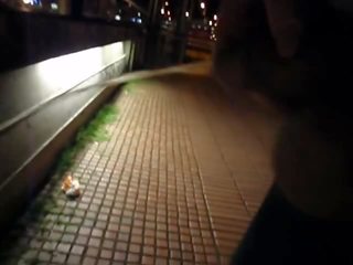 Flash my teen dick outside station and starts pissing