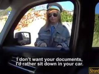 Sexy Policewoman Latoya Tastes Warm Cum Of Strangers Cock